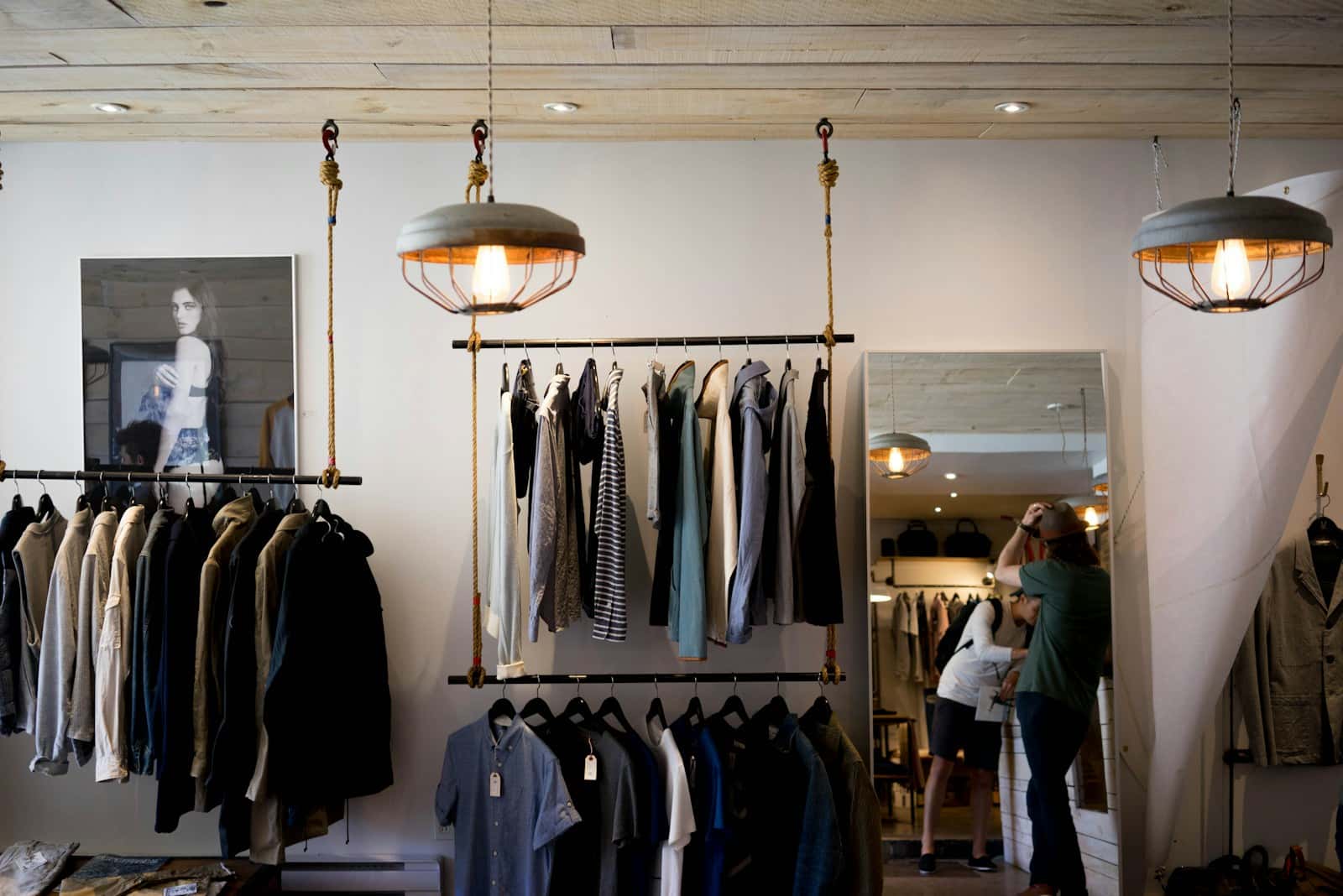 Boutique brand store interior