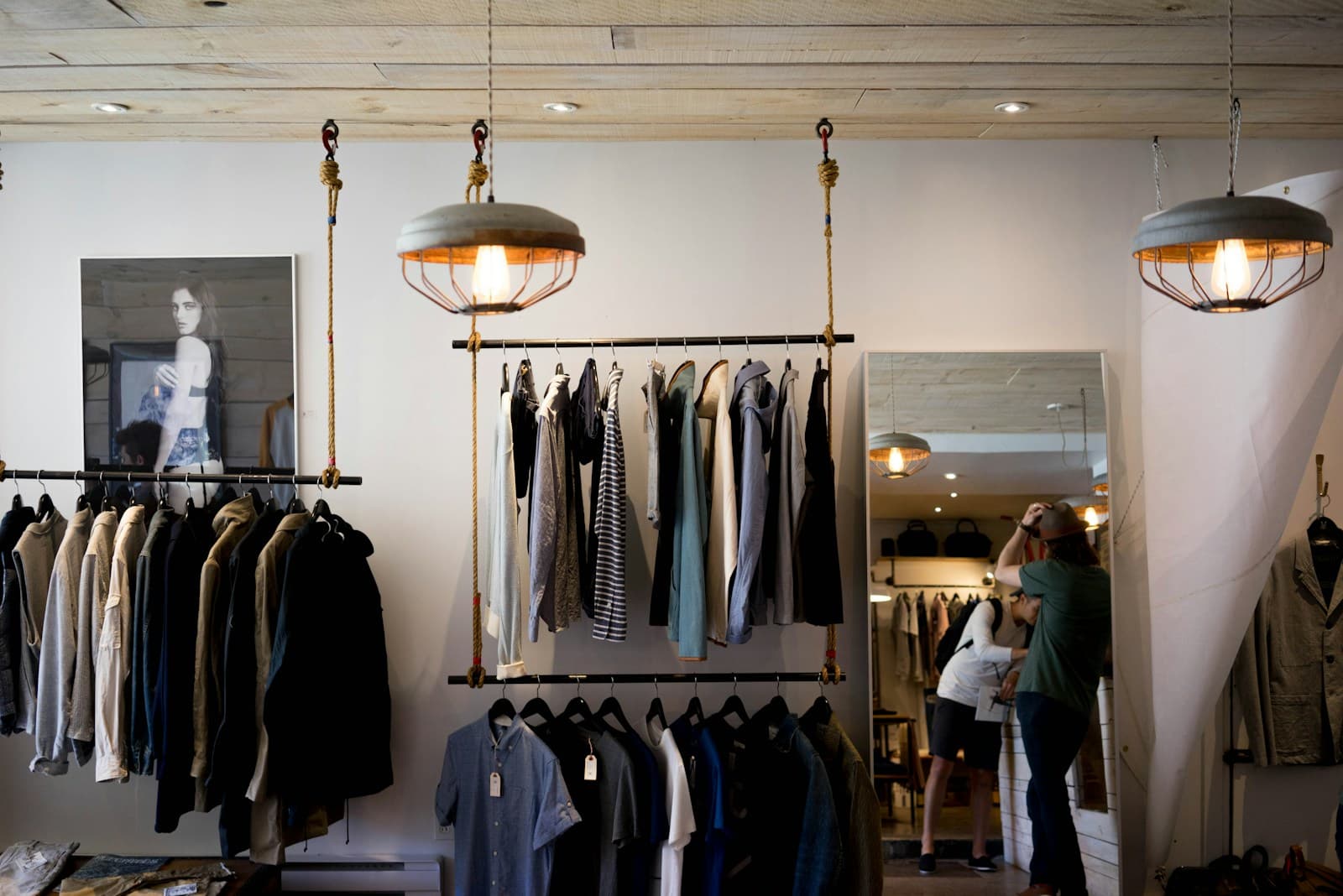 Boutique brand store interior