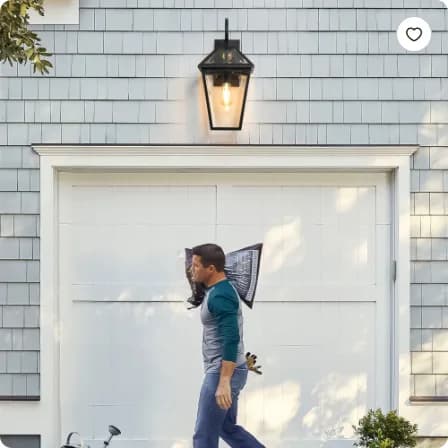 21inch H 2 Pack Outdoor Wall Lantern Light Modern Black Metal & Clear Glass Sconce For Porch, Patio, And Garden Lighting Bulb Not Included