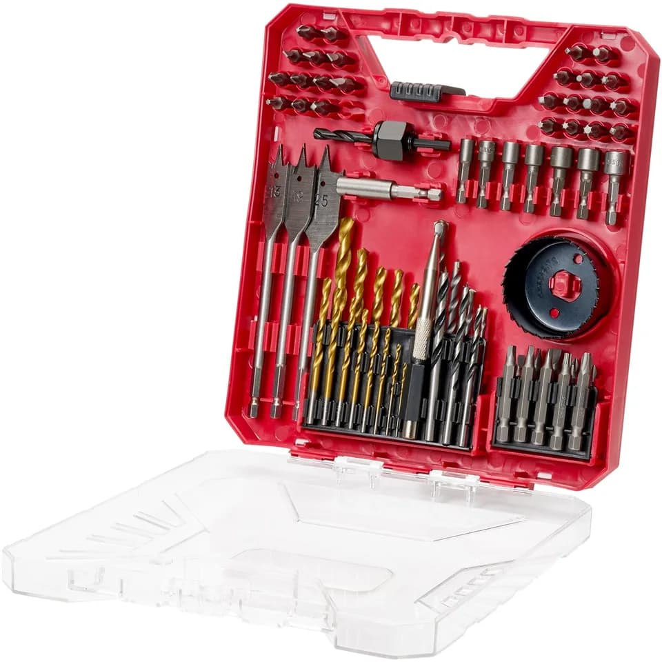 Drill Bit Set 70 PCS Screwdriver Bit Set With Carrying Case Multi-purpose