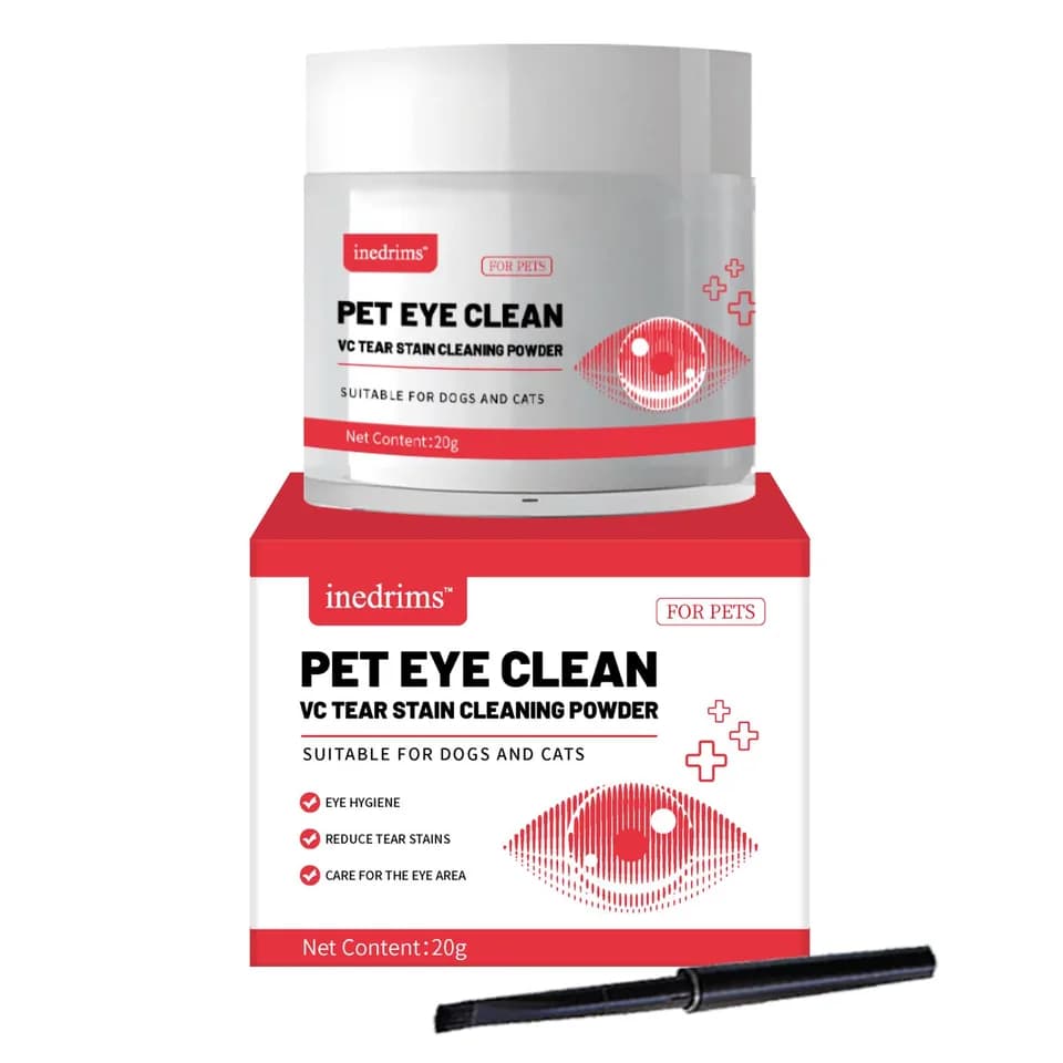Pet Tear Stain Removal Powder - Natural And Gentle Formula, Eye And Fur Care, Tear Stain Removal And Brightening, An Essential Product For