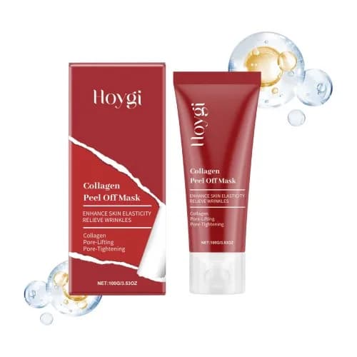 Hoygi Collagen Tear Mask, Gently Hydrating, Moisturizing, Nourishing And Firming The Skin. Apply The Peel-Off Mask