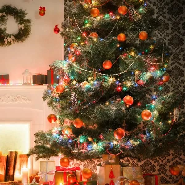 330FT LED String Lights Outdoor Christmas Decoration Lights With Remote IP44 Waterproof 8 Lighting Modes 8 Brightness Timer Plug In Fairy Light Xmas House Holiday Decor