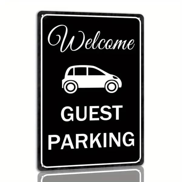 CIFbuy Vintage Welcome Coach Bus Metal Tin Sign Black & White Garage Shop Office Outdoor Wall Decor - TikTok, Temu Pick-up Service