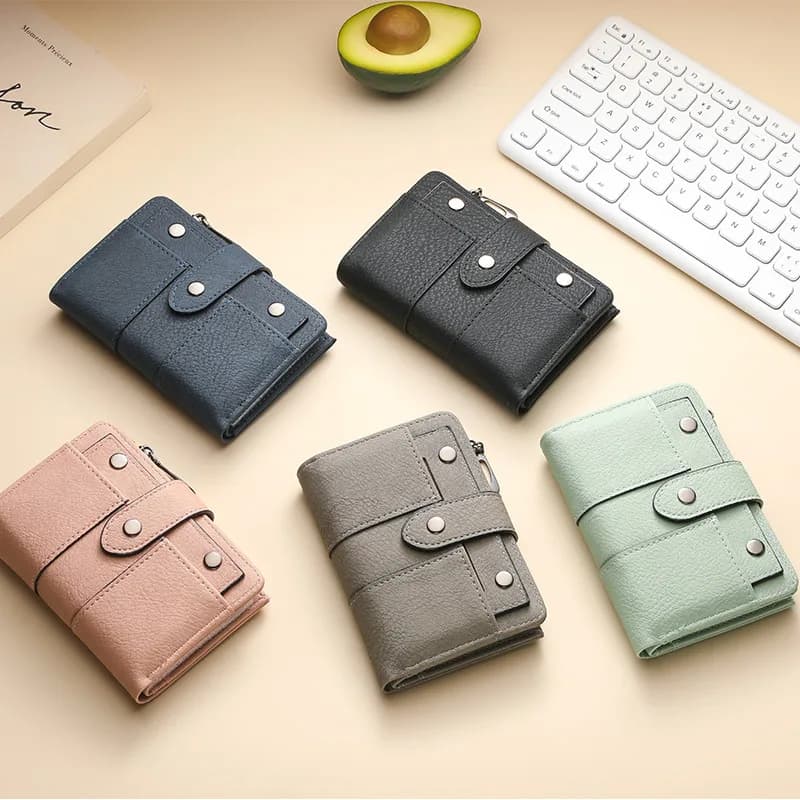 Wallet For Women Leather Slim Womens Wallet Bifold Multi Card Holder Organizer Designer With Removable ID Window