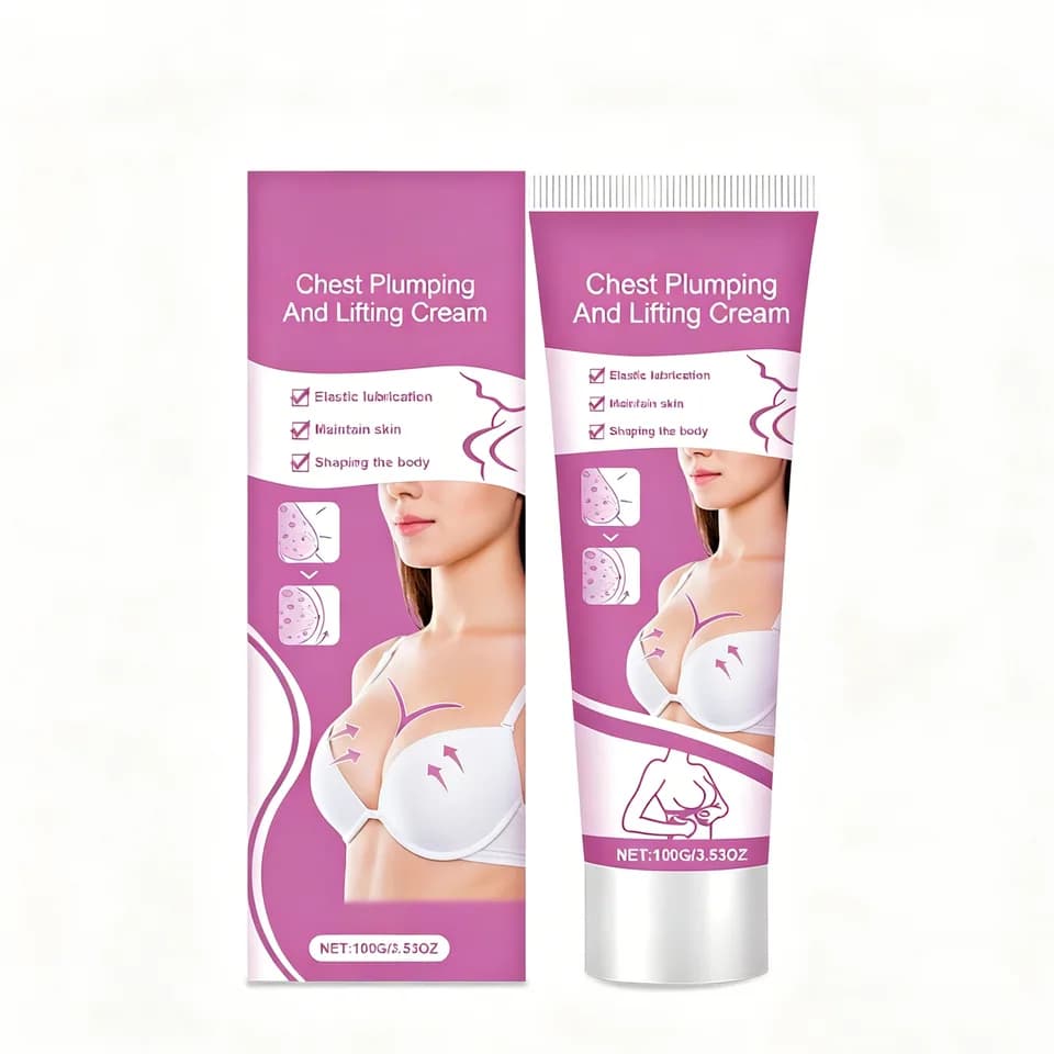 Chest Plumping Lifting Massage Cream, Breast Firming Moisturizing Care Lotion For Women, Deep Hydrating Shaping Bust Cream With Vitamin E & Soy Protein