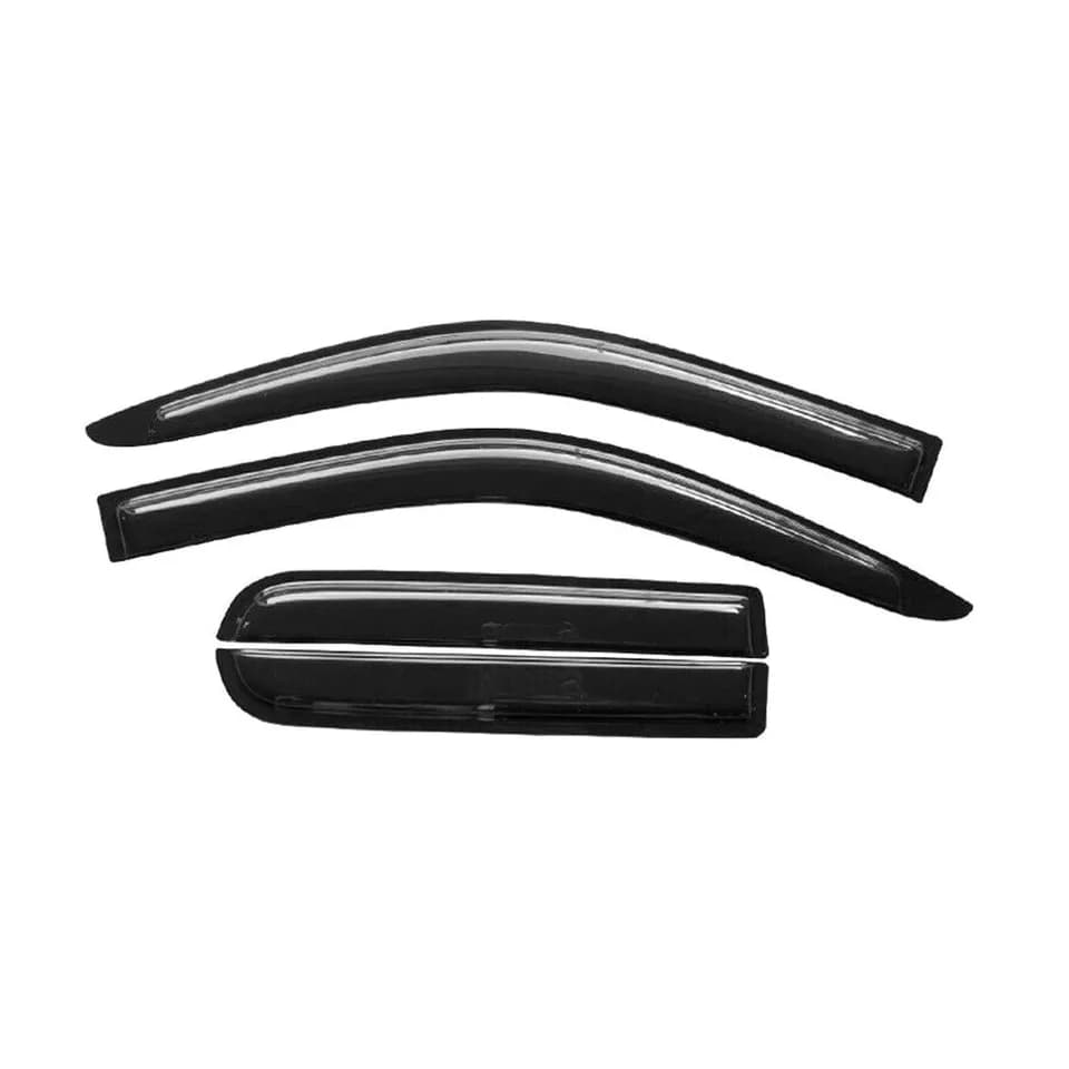 Fits 04-12 Chevy Colorado GMC Canyon Crew Cab Window Visors Acrylic 4Pc Set