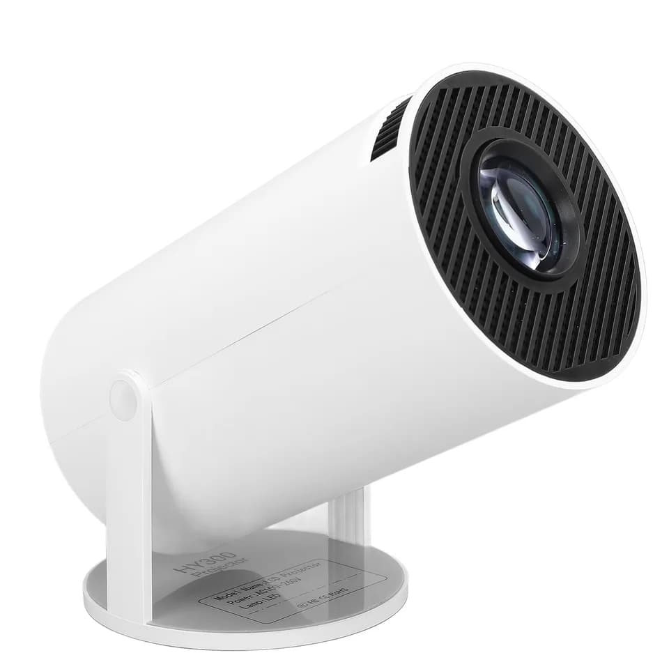 5G WiFi Bluetooth Projector 180 Degree Rotation FHD 1080P 1G RAM 8G ROM Portable Movie Projector For Android 11.0 100‑240V US Plug