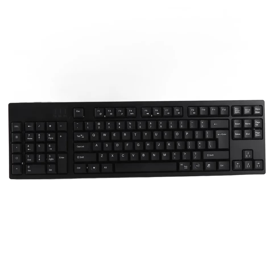 Left Handed Keyboard Ergonomic Full Size Dual USB Interface 109 Keys Keyboard For Computer Laptop