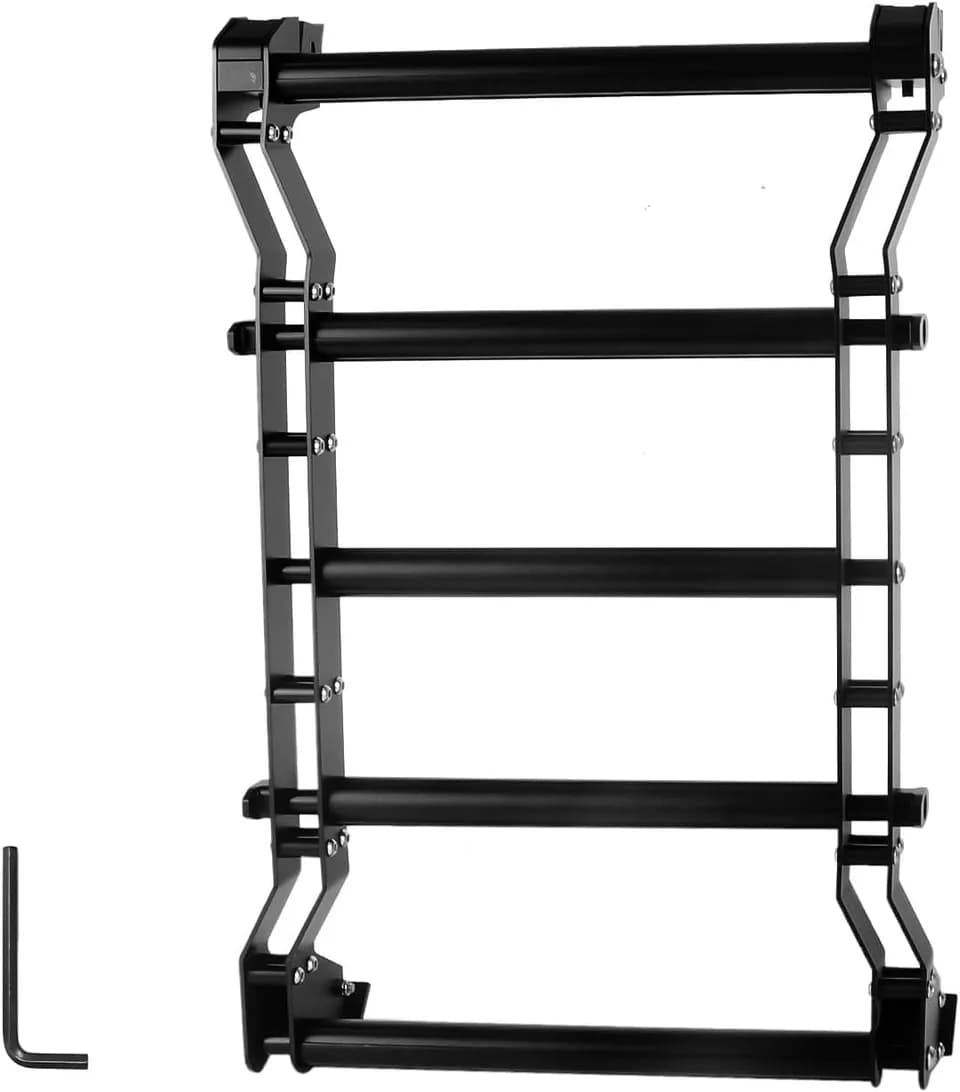 20269 Rear Window Ladder for 2018-2025 Jeep Wrangler JL JLU 2 Door 4 Door Luggage Ladder Rack Multifunctional Flank Kit