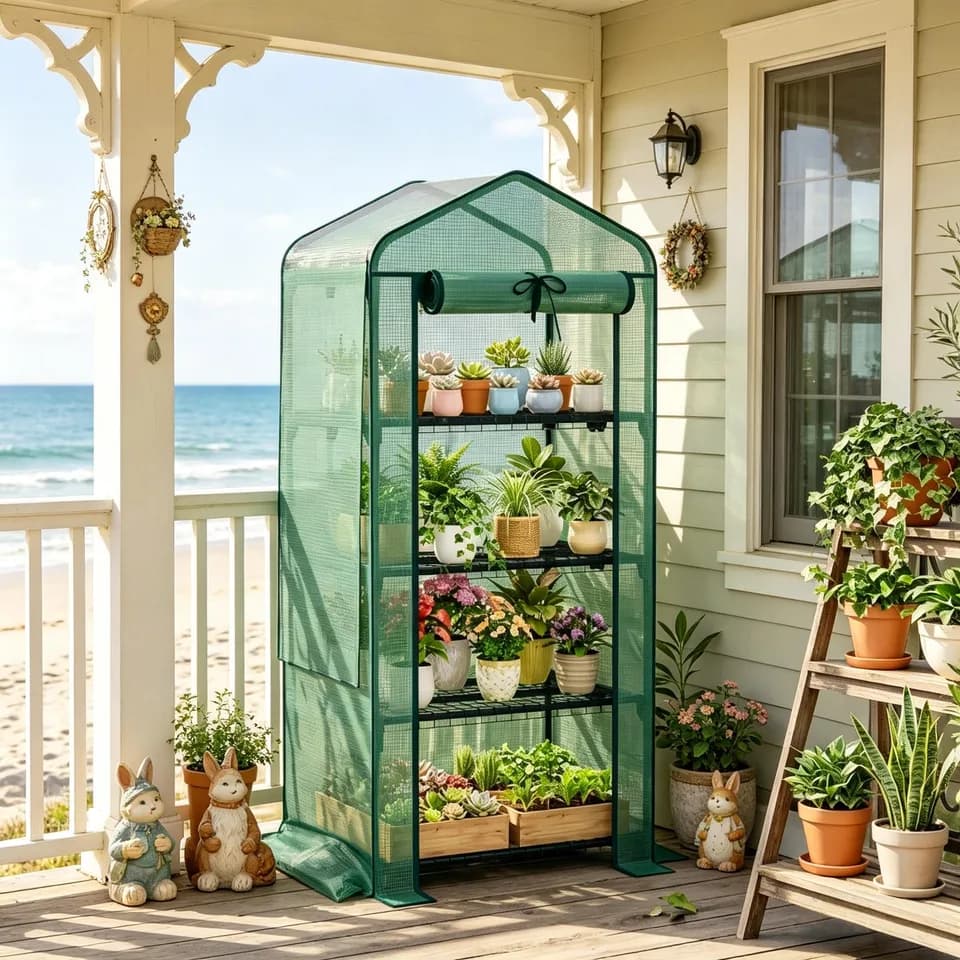Outdoor Small Greenhouse,Portable Small Greenhouse,Garden Mini Greenhouse