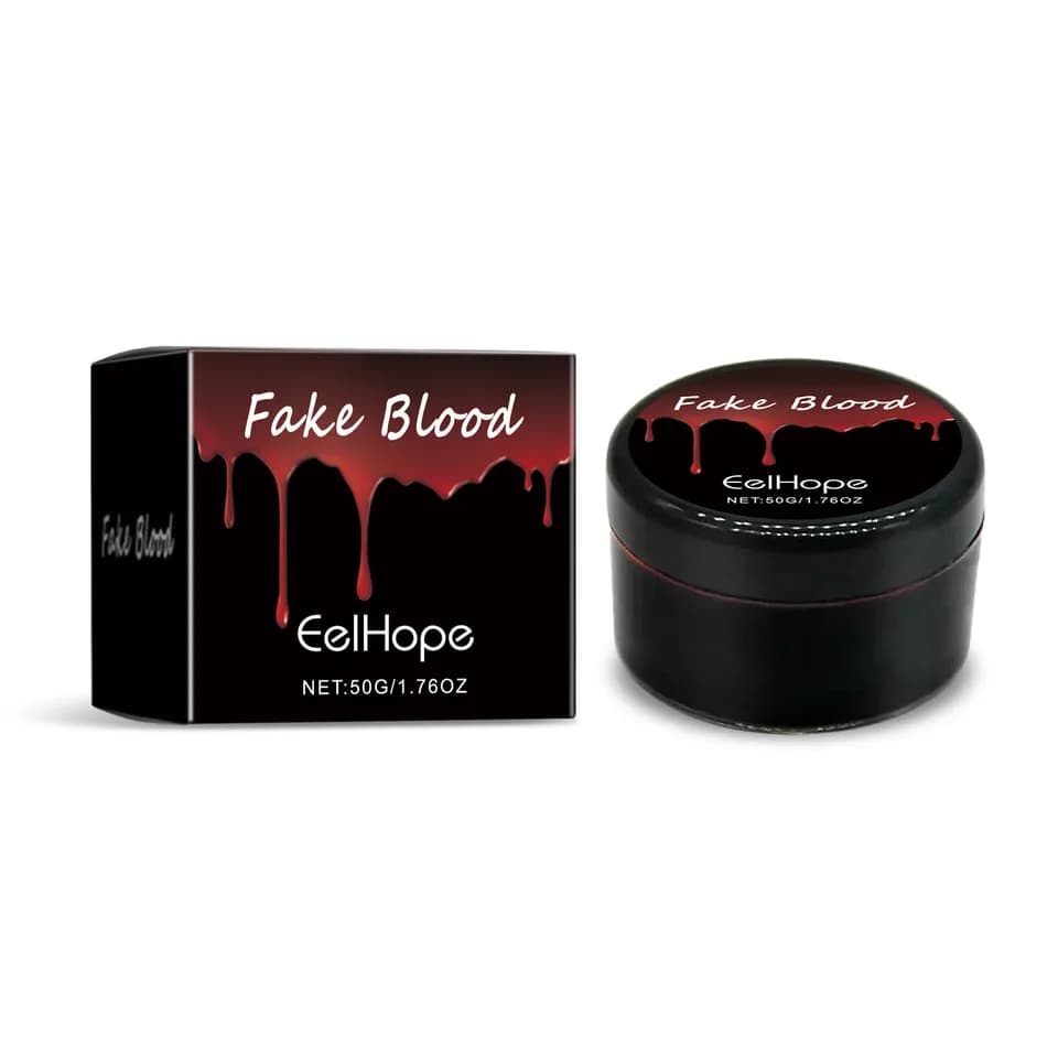 Fake Blood Gel, Halloween Realistic Fake Blood Makeup For Cosplay, Zombie Vampire SFX Makeup, 50g