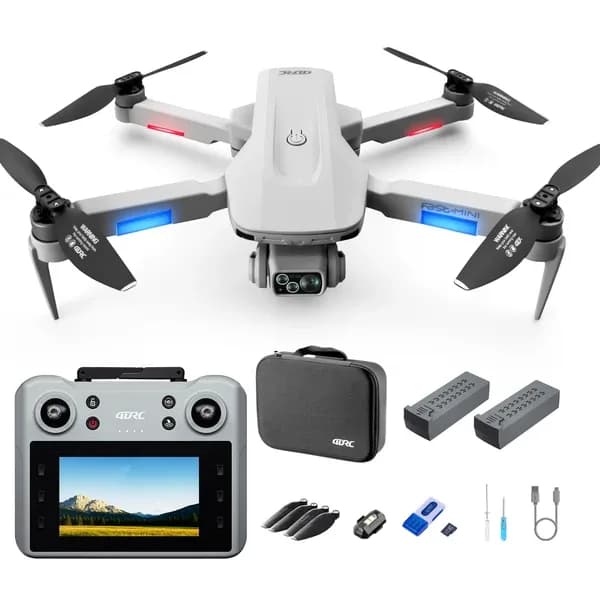 4DF8 4.5" Screen GPS Drone With Camera For Adults, Auto Return/Follow Me 5G FPV