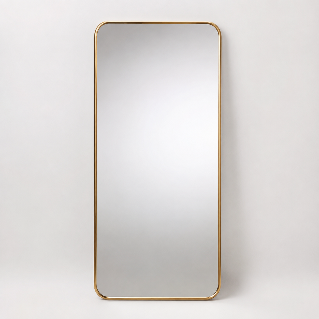 Floor-standing Wall-mounted Mirror, Aluminum Frame, High-definition Glass, Suitable For Bedrooms, Living Rooms And Entrances