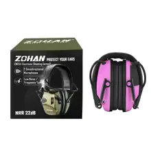 ZOHAN Electronic Ear Muffs 23dB NRR for Shooting Hunting view 15