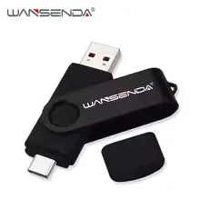 New WANSENDA USB 3.0 TYPE C USB Flash Drive OTG Pen Drive 512GB 256GB 128GB 64GB 32GB 16GB USB Stick 2 in 1 High Speed Pendrive view 9