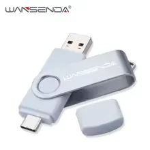 New WANSENDA USB 3.0 TYPE C USB Flash Drive OTG Pen Drive 512GB 256GB 128GB 64GB 32GB 16GB USB Stick 2 in 1 High Speed Pendrive view 8