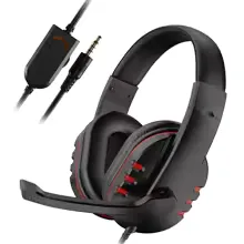 Blue Red Wired Gaming Headset 3.5mm with Mic for PS4 PC view 9