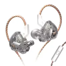 KZ EDX Wired Earphones With Microphone Dynamic HIFI Bass Music Earbuds In Ear Monitor Headphones Noise Cancelling Sport Headset view 11