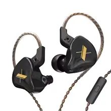 KZ EDX Wired Earphones With Microphone Dynamic HIFI Bass Music Earbuds In Ear Monitor Headphones Noise Cancelling Sport Headset view 9