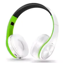 Men Gift Gold Wireless Headphones Bluetooth Earphone Stereo Headset Game with Build-in MIC with Universal for Android and iOS view 21