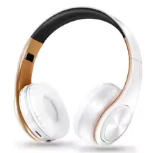 Men Gift Gold Wireless Headphones Bluetooth Earphone Stereo Headset Game with Build-in MIC with Universal for Android and iOS view 16