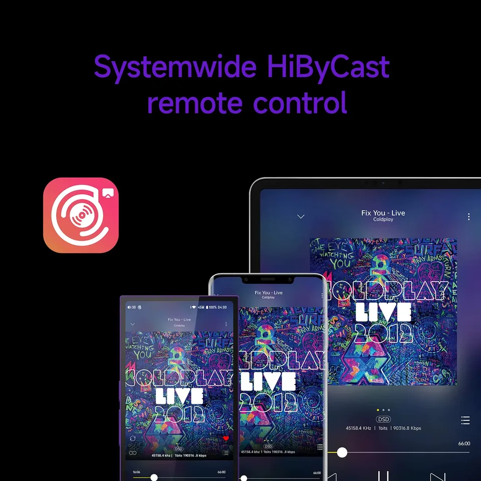 HiBy R6 Pro II Android HiFi Music Player 6.0 Touch Screen view 6