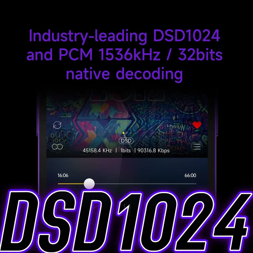 HiBy R6 Pro II Android HiFi Music Player 6.0 Touch Screen view 2