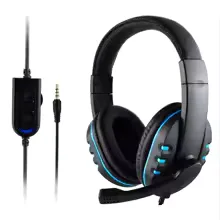 Headphones 3.5mm Wired Gaming Headset Earphones Music For PS4 Play Station 4 Game PC Chat computer With Microphone view 10