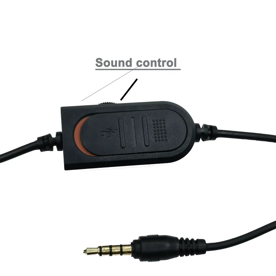 Headphones 3.5mm Wired Gaming Headset Earphones Music For PS4 Play Station 4 Game PC Chat computer With Microphone view 3