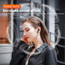 QERE E50 Wireless Earphones, 13mm Driver, 28H Battery view 11