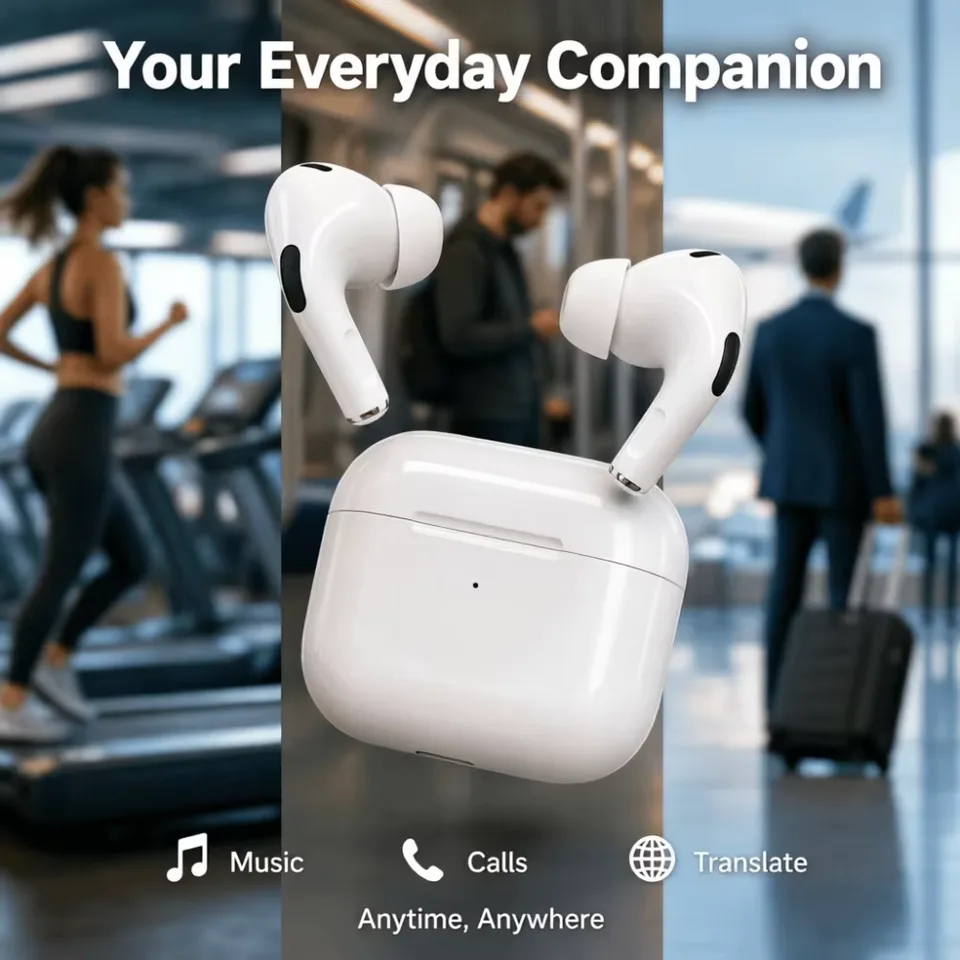 TWS Earphones Wireless Bluetooth 5.3 Earbuds HiFi Stereo Bass Boost Touch Control Headsets Noise Reduction Long Standby Original view 4