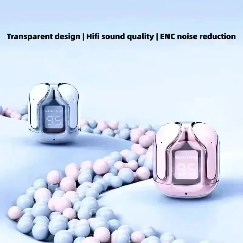T2 Earphone Bluetooth 5.2 TWS Sports Outdoor Headset Wireless Headphone Earbuds Ear For Smart Phone Xiaomi Samsung Games Music view 2
