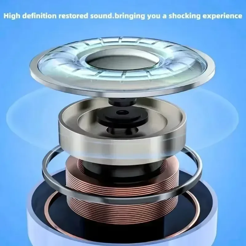 T2 Earphone Bluetooth 5.2 TWS Sports Outdoor Headset Wireless Headphone Earbuds Ear For Smart Phone Xiaomi Samsung Games Music view 3