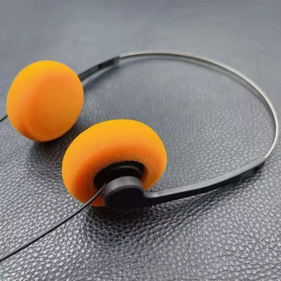 1pcs Underwire Headphone Music Mp3 Walkman Retro Feelings Portable Wired Small Headphones Sports Fashion Photo Props view 17