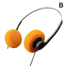 1pcs Underwire Headphone Music Mp3 Walkman Retro Feelings Portable Wired Small Headphones Sports Fashion Photo Props view 16