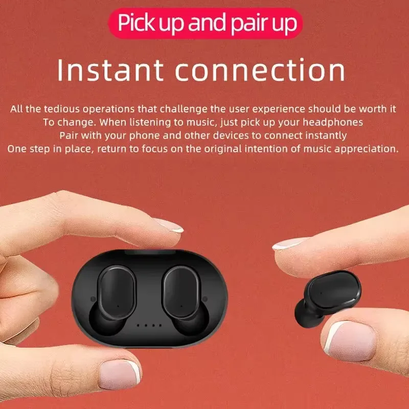 A6S TWS Wireless Bluetooth Headphone 5.0 Earphones Sport Earbuds Headset With Mic For IPhone Samsung Huawei For Cell Smartphones view 5
