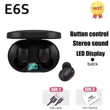 E6S Wireless Bluetooth Earphones TWS Bluetooth Headset Wireless Earbuds Noise Cancelling Earphones with Microphone Headphones view 14