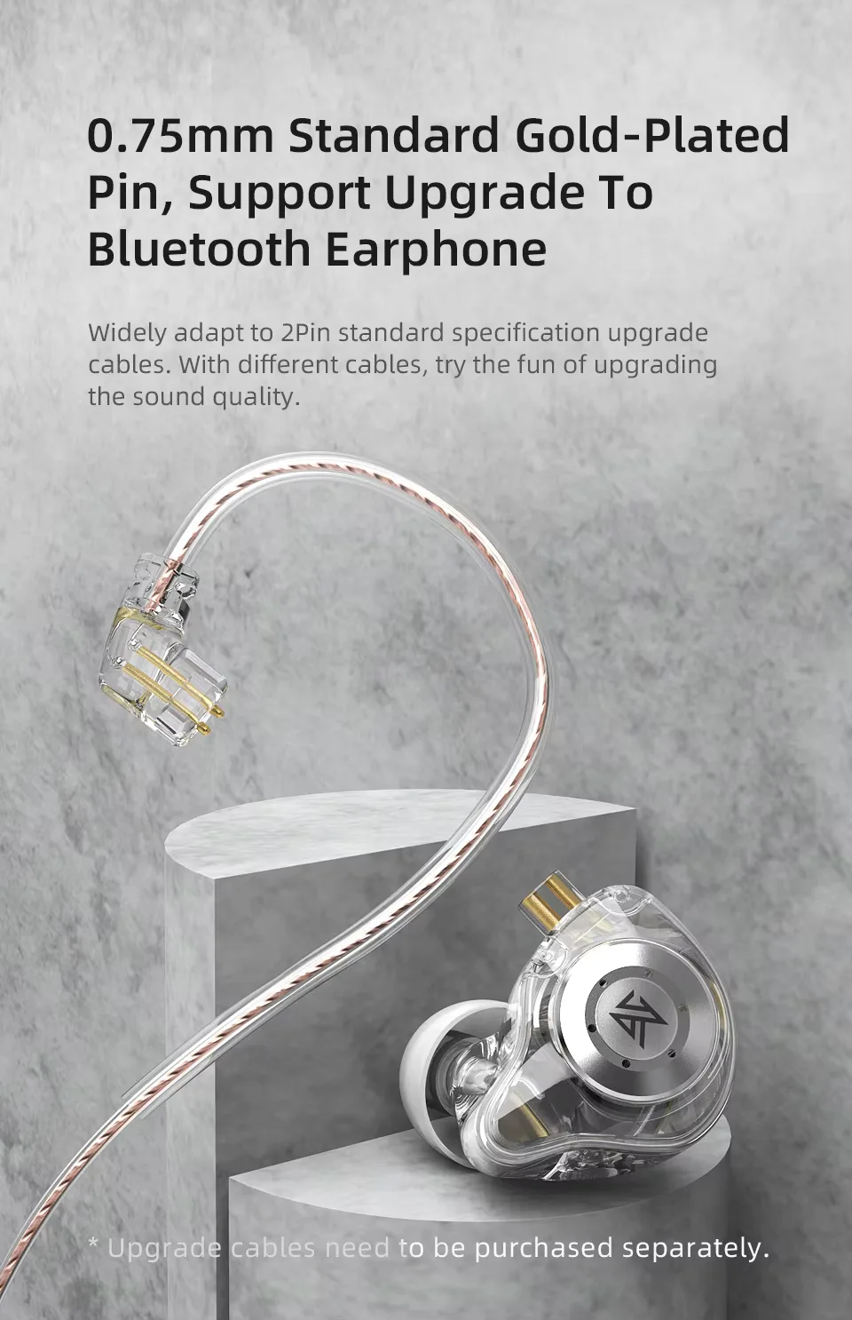 KZ EDX Pro Earphones Dynamic In Ear Monitor HiFi Wired Headphones Bass Stereo Game Music Earplugs Noice Cancelling Headset