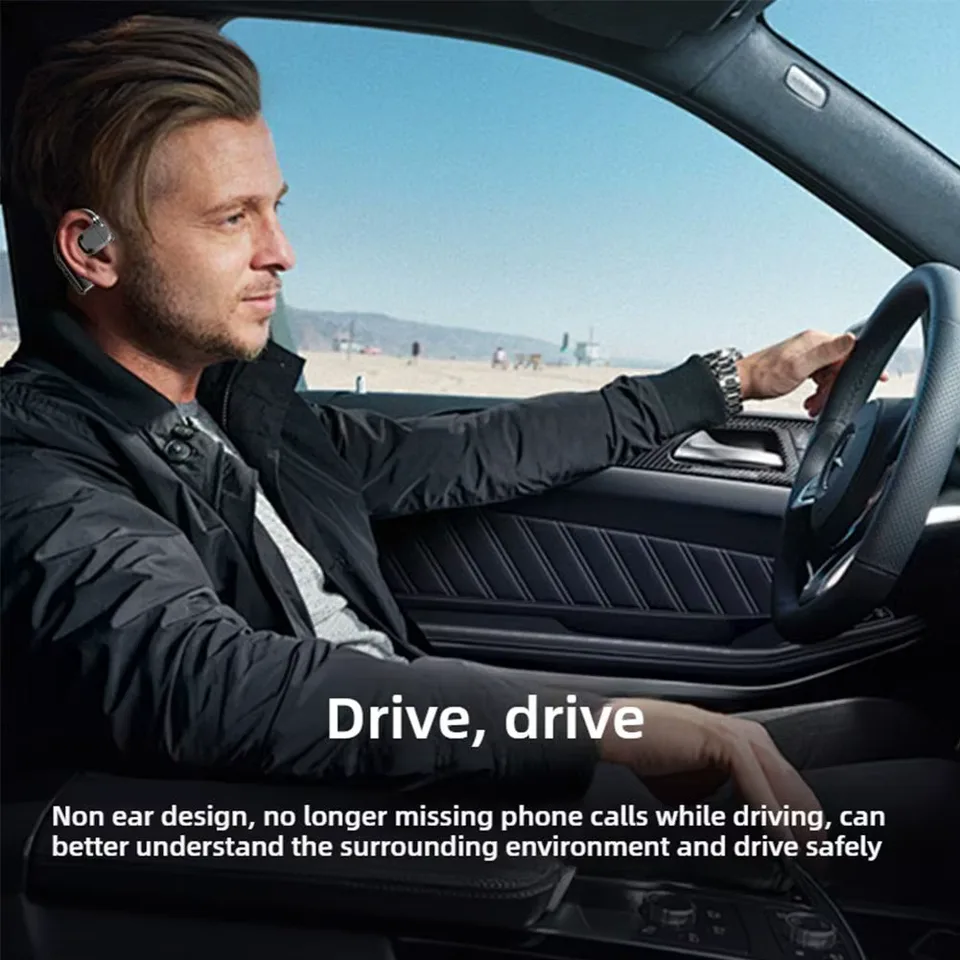 Earhooks Wireless Bluetooth 5.4 Headphones Gaming Sports Headset HiFi Stereo Noise Reduction Earbuds Earphone With Microphone view 9