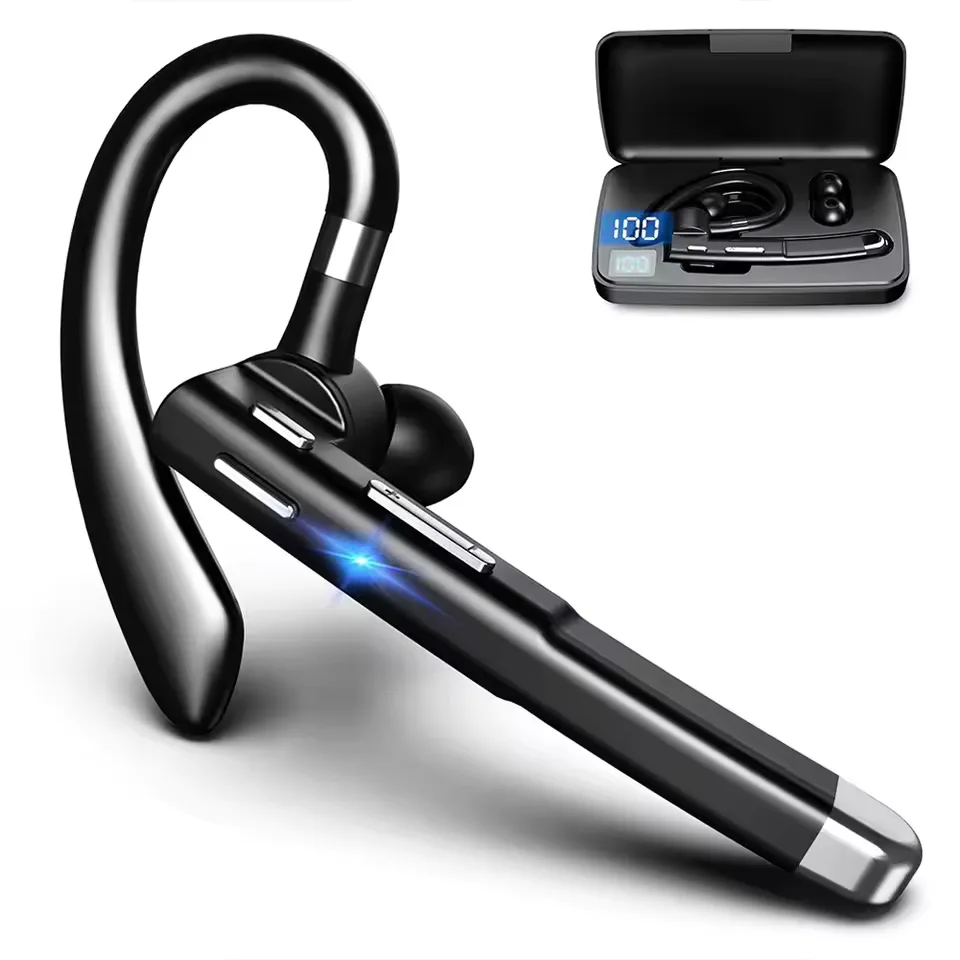 Newest Wireless Headphones Business Bluetooth v5.3 Earphones Hands-free Call Mic Noise Cancelling Headset Earbuds for Driving view 15