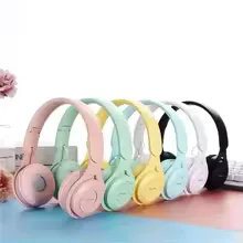 Macaron Headphones Kids Wireless Bluetooth Headphone Stereo Headband Gaming Headset with Mic Gamer Girl Gift for Mobile Tablet view 7