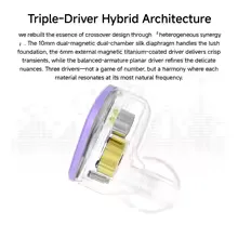 CVJ NOZOMI Wired HiFi Earbuds 17Ω 107dB view 9