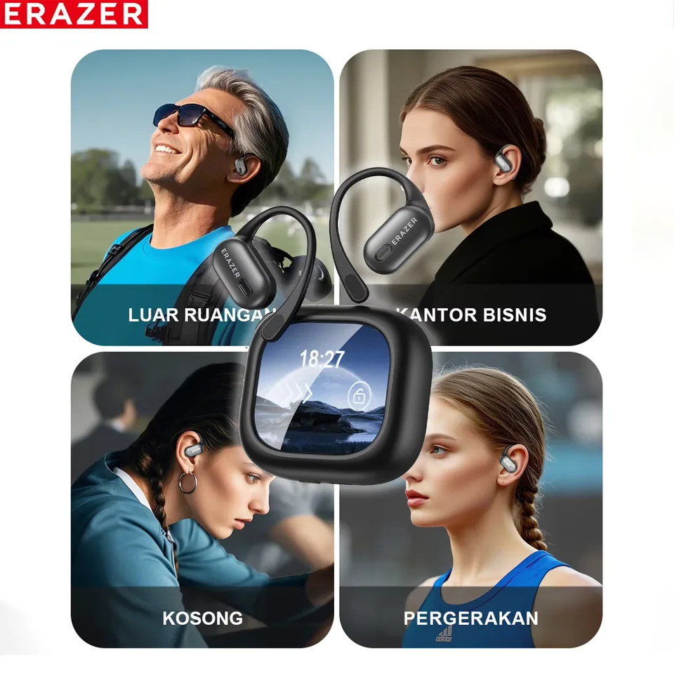 ERAZER XF38 Bluetooth AI Translator Earbuds 50H Battery view 5