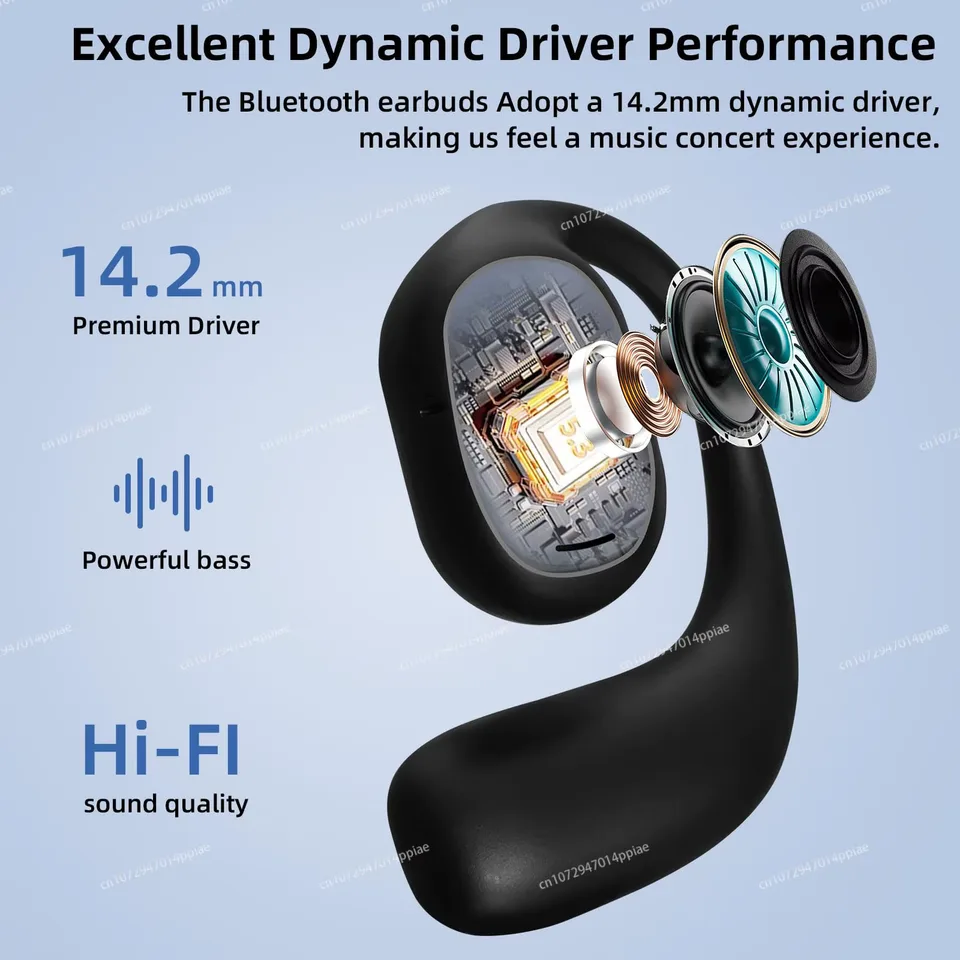 Portable Bone Conduction Earphones Bluetooth 5.3 Waterproof view 6