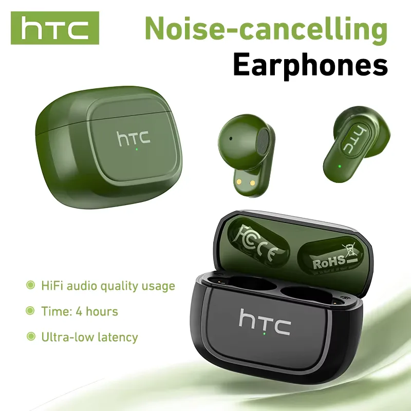 Ai Translation Bluetooth Headphones HTC Wireless Earphones Comfortable Earbuds Clear Sound Quality Earpiece Noise Cancelling Mic view 2
