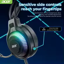 RGB Cool Lighting Wired Earphones Low latency Headphones with Mic Breathable Comfortable Earbuds Surround Sound Effects for Game view 11