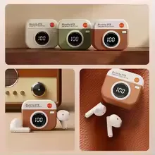 Q86 Bluetooth 5.3 Wireless Headphones Power LED Digital Display 24hours Endurance HiFi Gaming Headsets Waterproof Sports Earbuds view 9