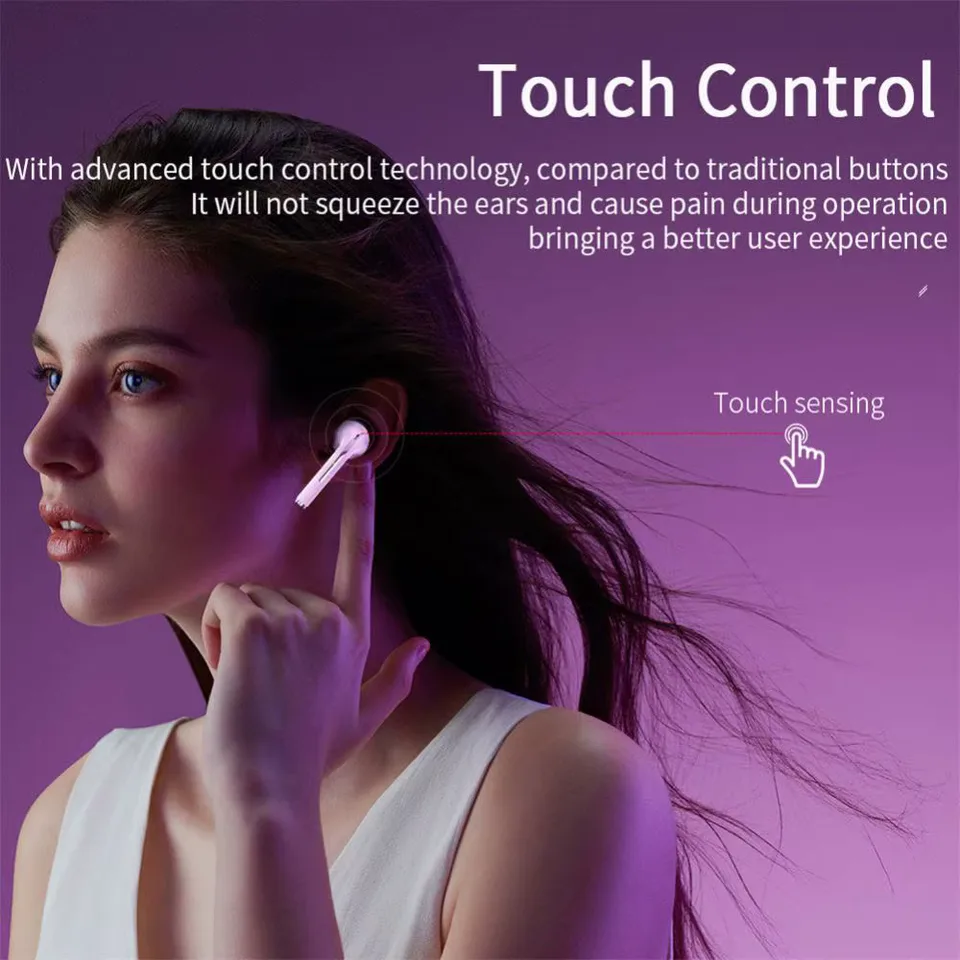 Airs Pro Wireless Headsets Bluetooth Earphones TWS Earbuds With Siri Pop-up Window Waterproof Positioning Touch Control view 5