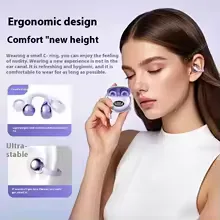 Wireless Bluetooth Earphones Clip-on Q71 Earphone High Sound for Xiaomi Earbuds Led Display Headphones Music Sports Headset view 11